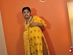 Chunky Indian gals peels off primarily cam